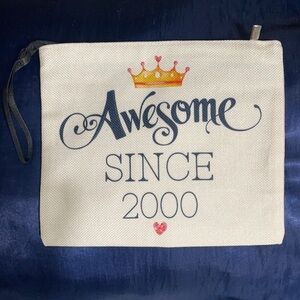 New Awesome since 2000 pouch